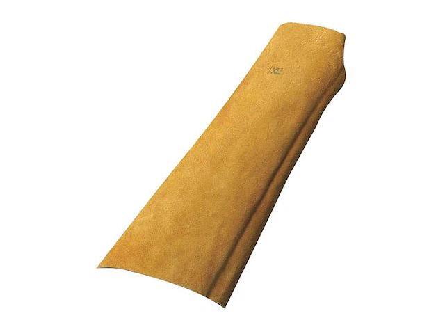 BDG 64-1-SLF-M Welding Sleeve, Leather, 8 1/2 in Length, Beige, Straight Cuff
