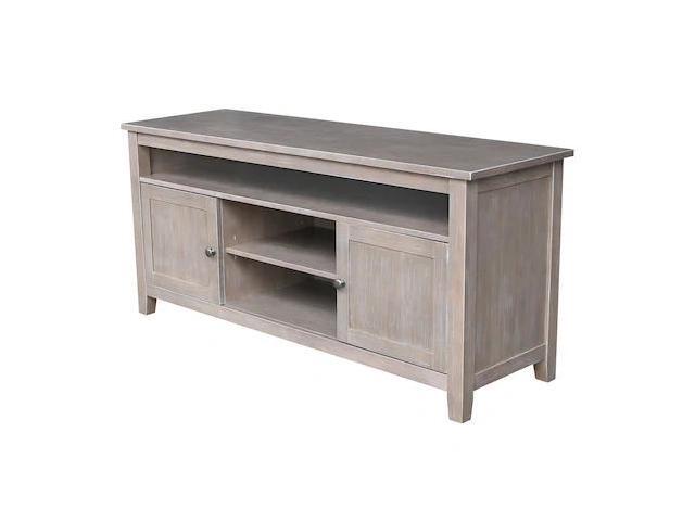 INTERNATIONAL CONCEPTS TV09-51 Entertainment / TV Stand with 2 Doors, Washed