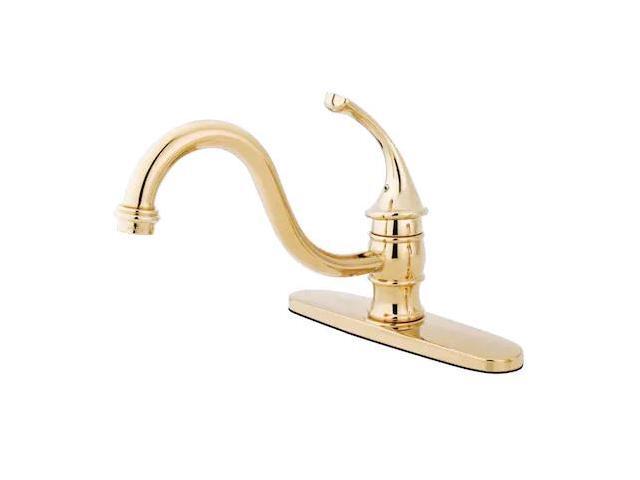 Kingston Brass KB3572GLLS Single Handle 8' Kitchen Faucet without Sprayer