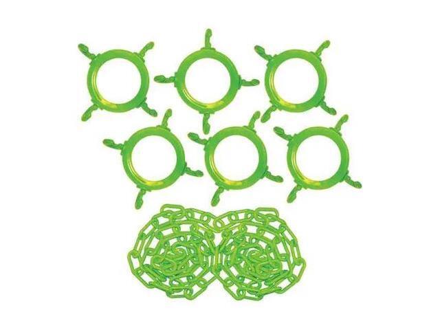 MR. CHAIN 97414-KIT Cone Chain Connector Kit- Safety Green (50 ft. of 2'