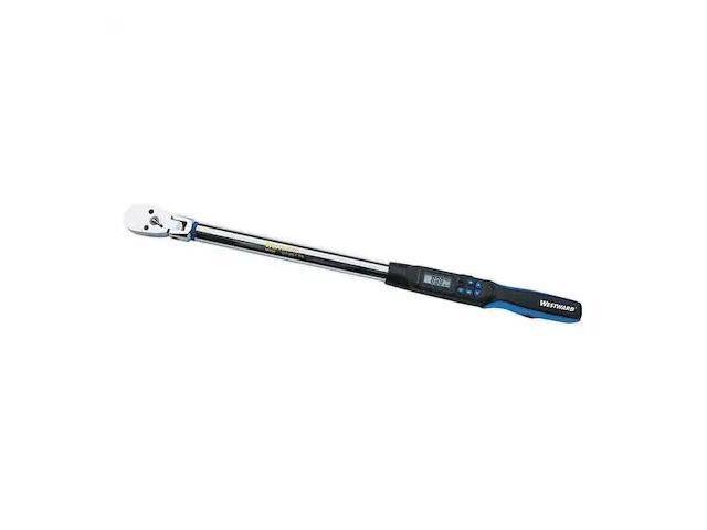 WESTWARD 6PAG2 Elect Torque/Angle Wrench,1/2 In In,Flex