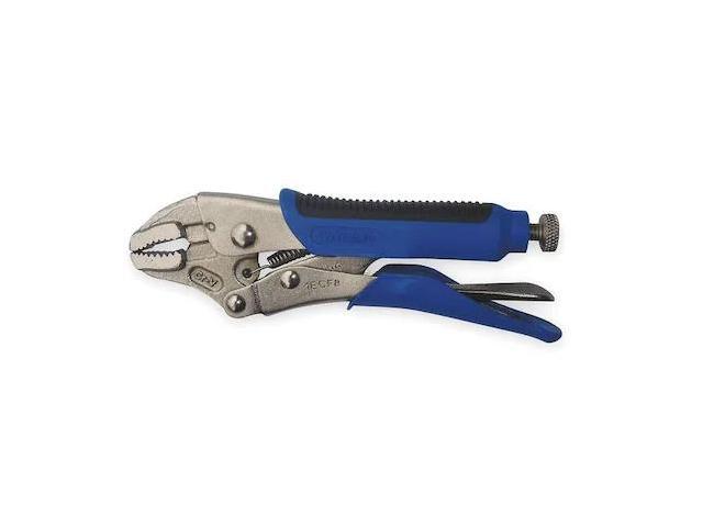 WESTWARD 1ECG1 10 in Locking Adjusting Deluxe Cushion Grip Locking Plier