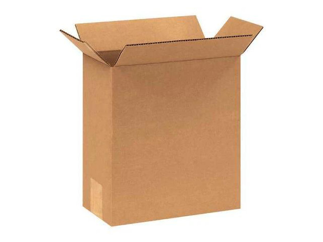 PARTNERS BRAND 849 Corrugated Boxes, 8 3/4' x 4 3/8' x 9 1/2', Kraft, 25/Bundle