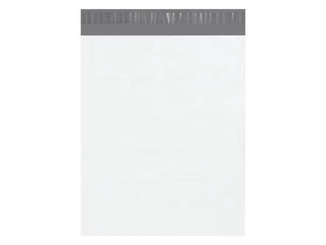 PARTNERS BRAND B913 Poly Mailers with Tear Strip, 24' x 36', White, PK200