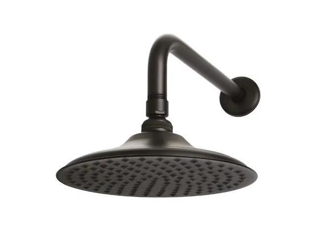 Kingston Brass K136A5CK Victorian 8' Dia. Brass Shower Head with 12' Shower Arm