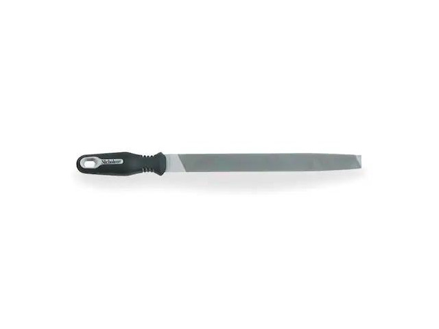 CRESCENT NICHOLSON 21868HNN 10' Flat Double Cut Bastard File with Ergonomic