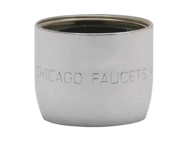 CHICAGO FAUCET E72JKABCP Laminar Outlet, 0.5 gpm, 13/16-24 Female