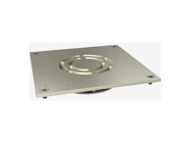BESTCARE WHFD-6SQ-2NH Square Floor Drain, Nickel Bronze/Cast Iron, 2', No-Hub