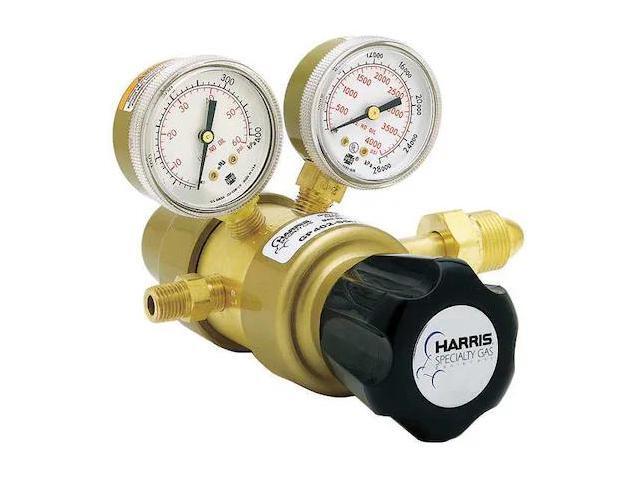 HARRIS KH1118 Specialty Gas Regulator, Industrial Air, Two Stage, 0.965'-14