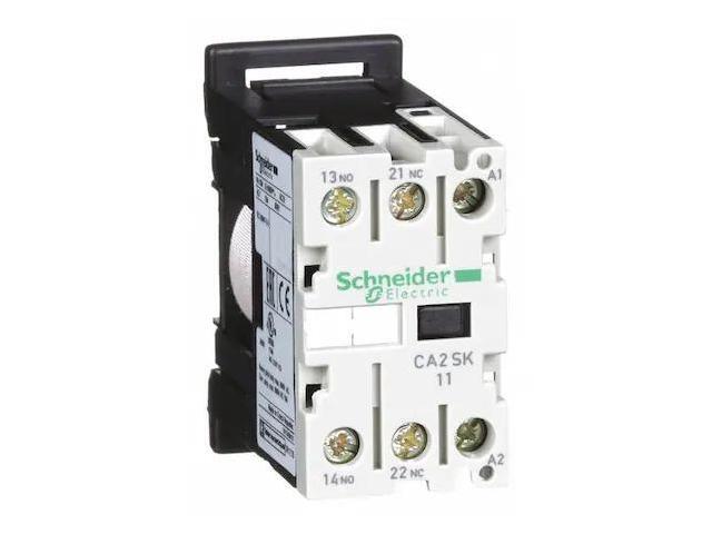 SCHNEIDER ELECTRIC CA2SK11G7 IEC Control Relay,1NO/1NC,120VAC,10A