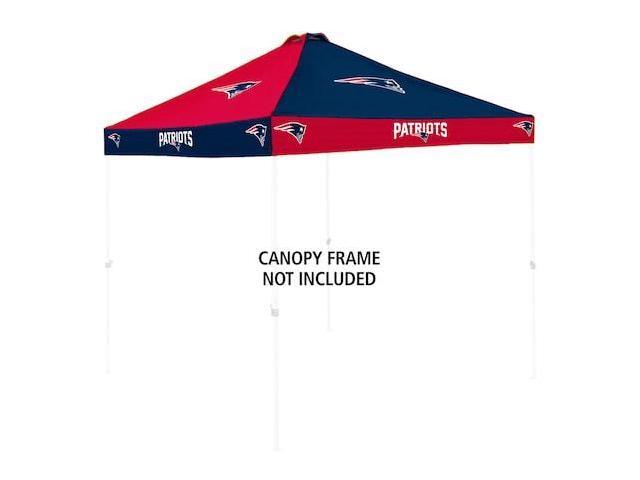 LOGO BRANDS 619-45C New England Patriots Checkerboard Canopy Top
