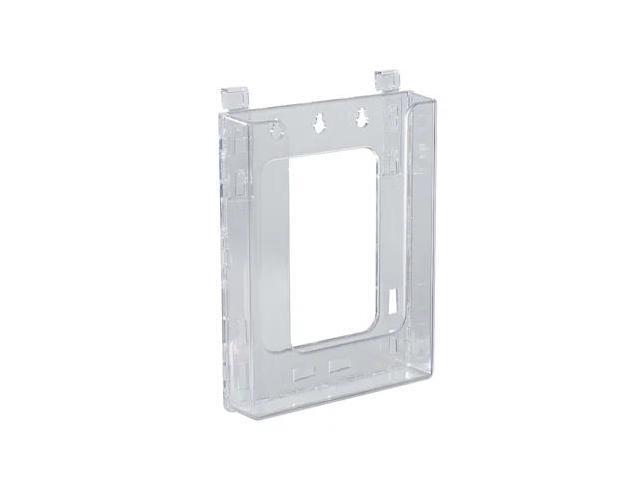 Azar Displays Hanging Brochure Holder 7.87' x 6.25' Clear Styrene 10/Pack (252341)