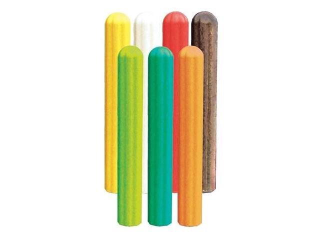 ZORO SELECT 173872 Post Sleeve,8 In Dia.,72 In H,Yellow