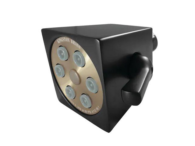 KINGSTON BRASS K230A0 Shower Head, Matte Black, Wall Mount