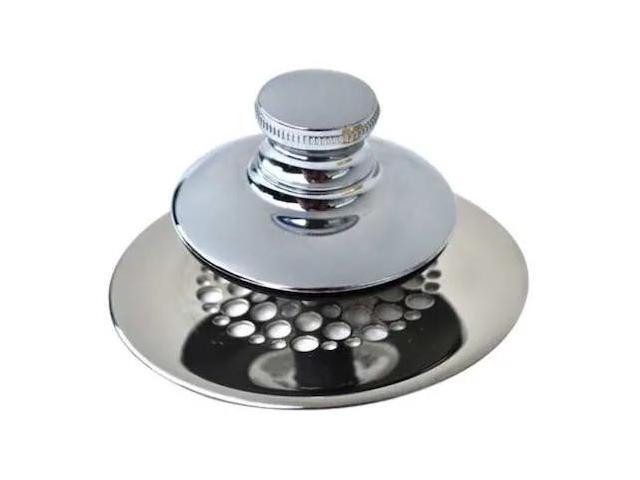 WATCO 48750-PP-CP-G Bathtub Stopper And Drain,Grid Strainer