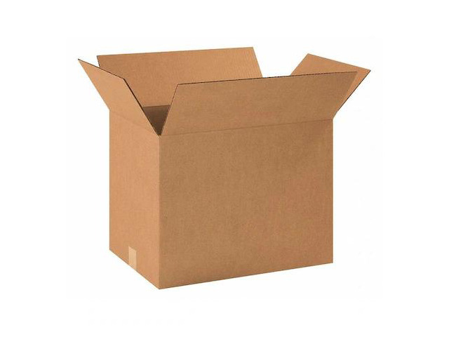 PARTNERS BRAND 181214 Corrugated Boxes, 18 1/2' x 12 1/2' x 14', Kraft,