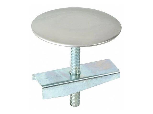 ZORO SELECT 30131 Faucet Hole Cover, Steel, Overall 1-3/4' L