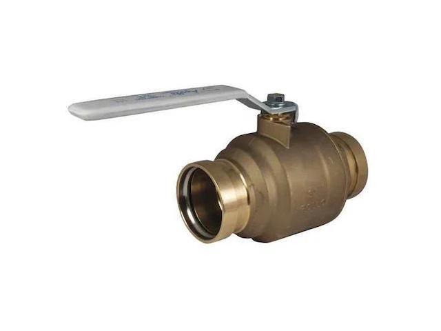APOLLO 77VLF14001 3' Press Brass Ball Valve Inline