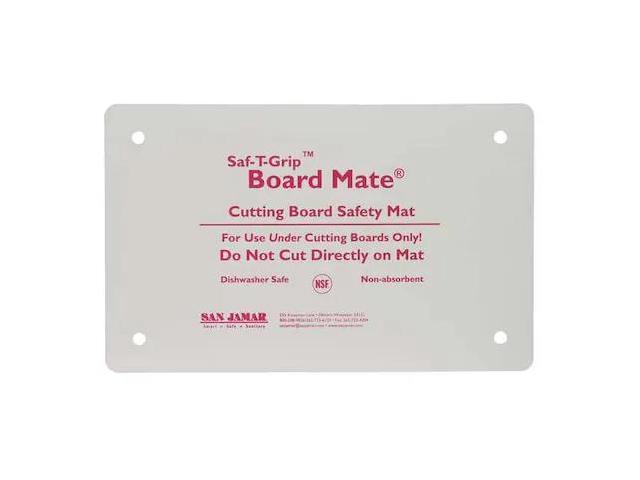 SAN JAMAR CBM1622 Cutting Board Mat,16x22,White