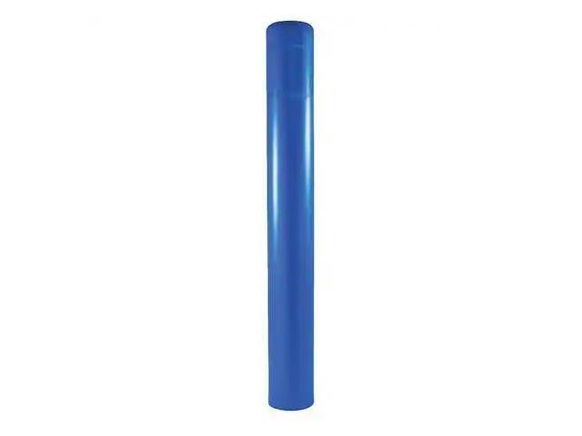 ZORO SELECT CL1385KK Post Sleeve,4-1/2 In Dia.,52 In H,Blue