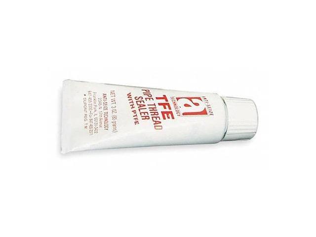 ANTI-SEIZE TECHNOLOGY 14003 Pipe Thread Sealant 3 fl oz, Tube, TFE, Off-White,