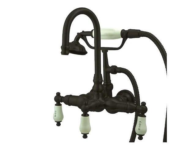 Kingston Brass Cc9T5 Clawfoot Tub Filler With Hand Shower - Oil Rubbed Bronze Finish