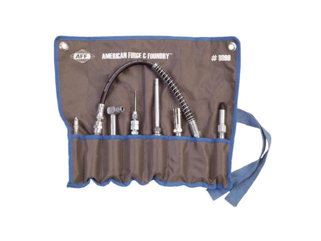 AMERICAN FORGE & FOUNDRY 8090 Lubrication Adapter Kit, with Cloth Roll-Up