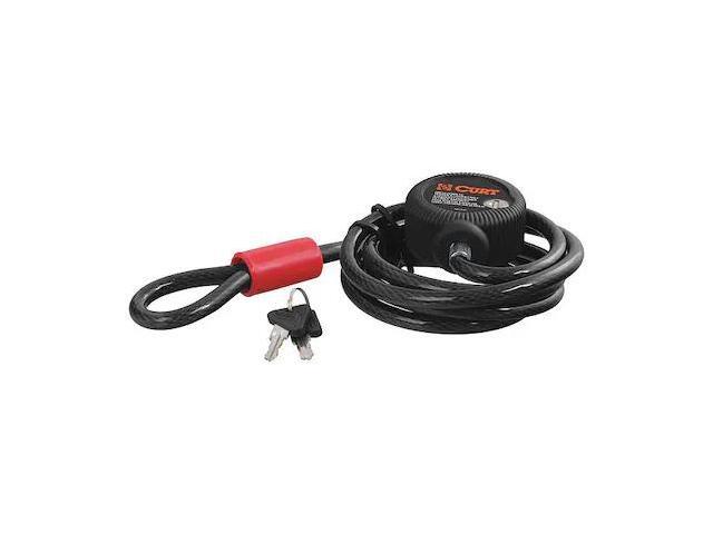 CURT 23666 Multi-Use Cable Lock,6 ft. x3/8' Cable