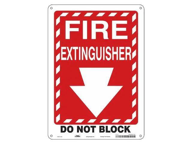 CONDOR 469Y12 Safety Sign,10' W,14' H,0.032' Thickness