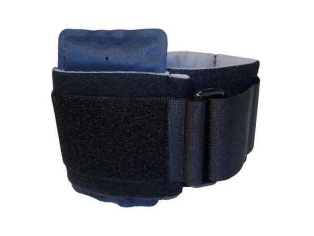 IMPACTO AIRELBOW Elbow Support, Fabric, Single Strap, Black, Blue, Size