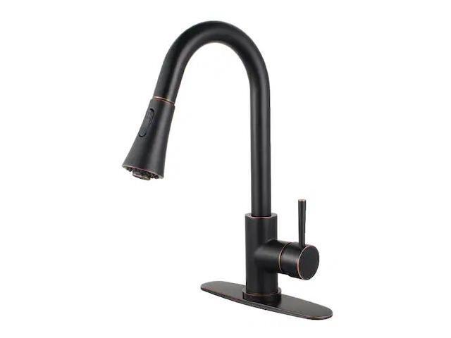 GOURMETIER LS8726DL LS8726DL Concord Single-Handle Pull-Down Kitchen Faucet,