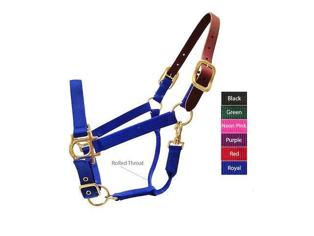 VALHOMA 3361-BK-M Breakaway Halter BLACK 800-1100LB