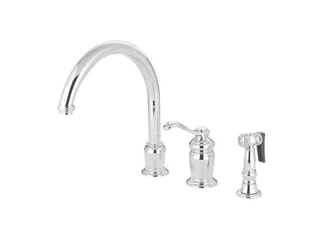 Kingston Brass KS7821TLBS Kitchen, Faucet, Polished Chrome