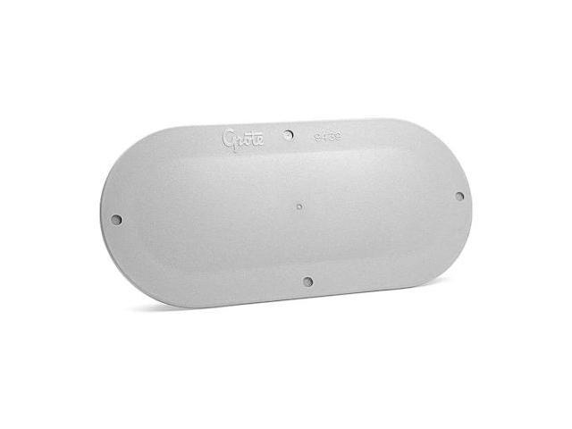 GROTE 94390-4 Snap-in Cover Plate, 6' Oval Lamp Opening,PK2