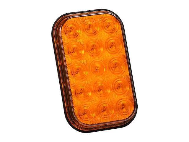 GROTE G4503 Stop/Tail/Turn Lamp,15-Diode,Yellow