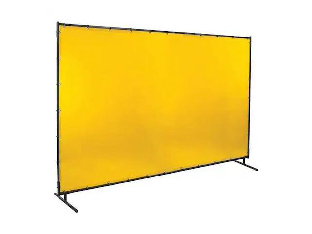 STEINER 534-6X10 Welding Screen, Transparent Vinyl, 6 ft W., 10 ft H., 13 oz/sq