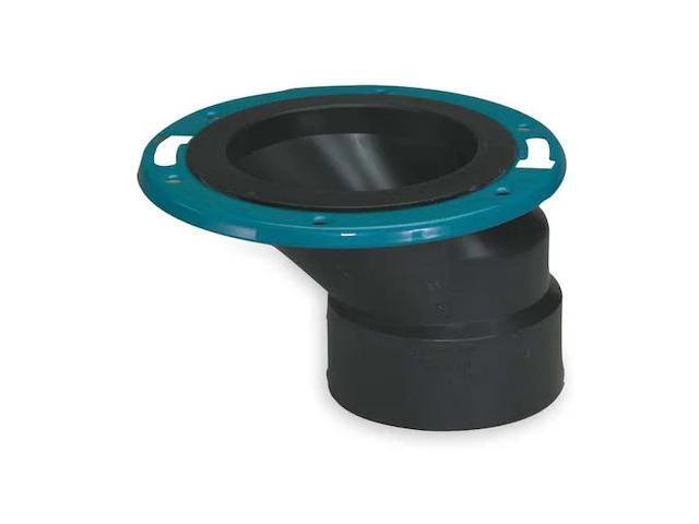 MUELLER INDUSTRIES 1WJC5 Adj. Closet Flange w/ Metal Ring 4x3'