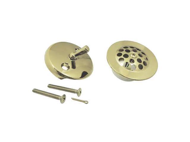 Kingston Brass DTL5305A2 Grid Tub Drain Kit, Polished Brass