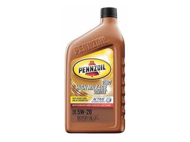 PENNZOIL 550022818 Engine Oil, 5W-20, 1 Qt., Hi Mileage