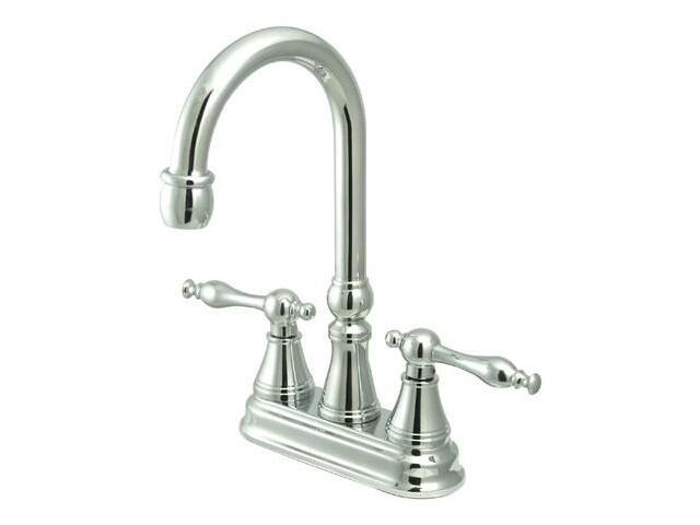 Kingston Brass KS2491NL Bar Faucet, Polished Chrome