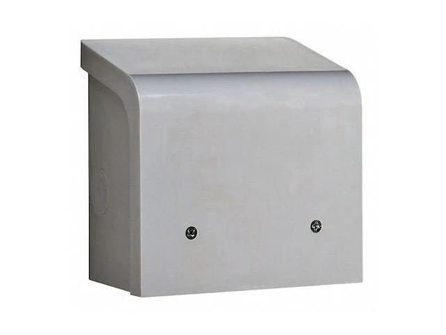 RELIANCE CONTROLS PBN30 Non-Metallic Power Inlet Box,Amps 30