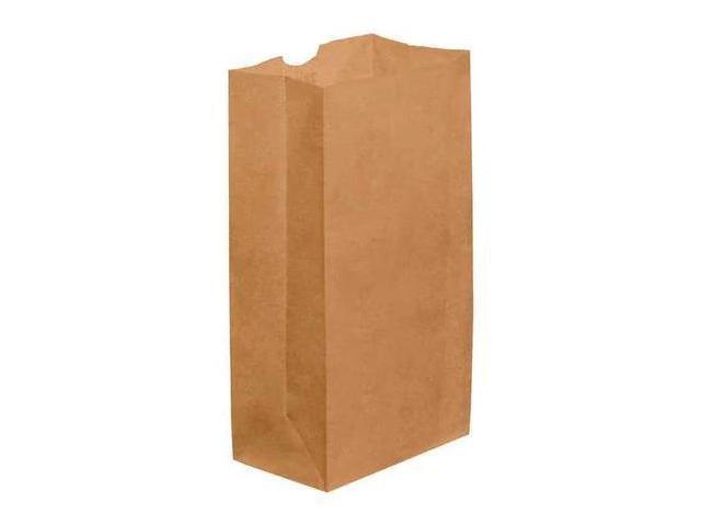 PARTNERS BRAND BGG104K Grocery Bags, 6 x 3 5/8 x 11, Kraft, PK500