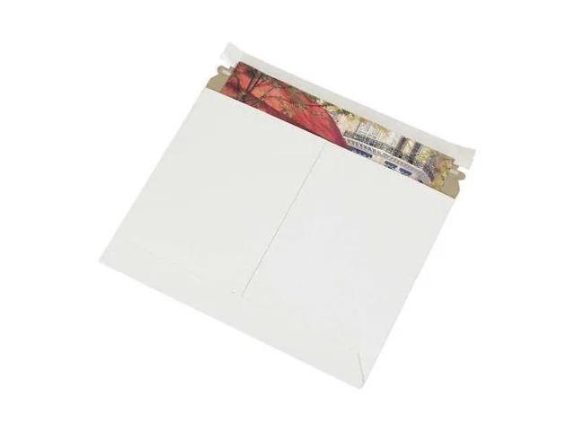 PARTNERS BRAND RMU1311W Utility White Flat Mailers, 13 1/2 x 11, White, PK200