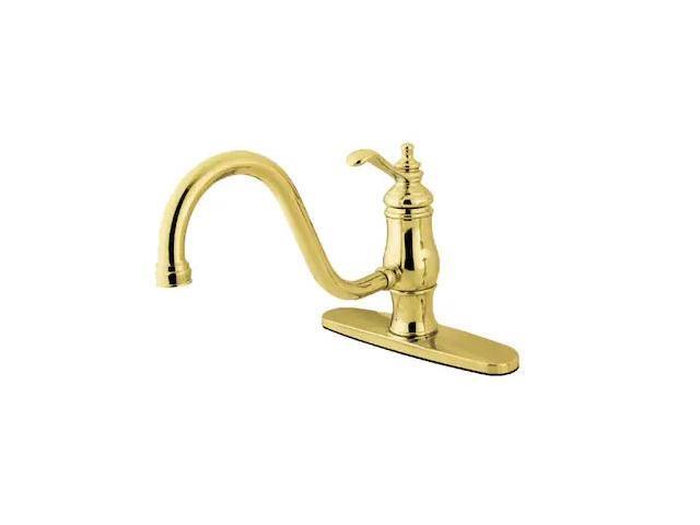 Kingston Brass Heritage Single Handle 8' Centerset Kitchen Faucet