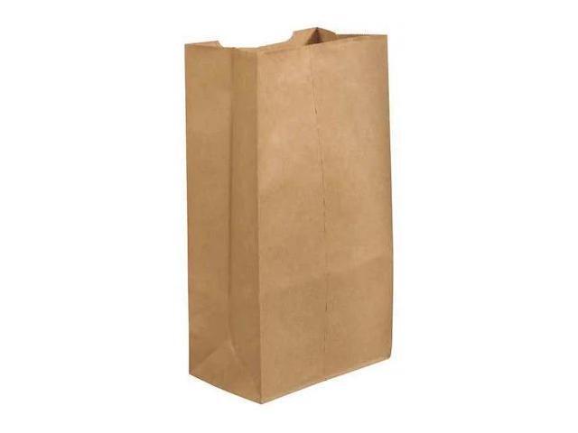 PARTNERS BRAND BGG120K Grocery Bags, 12' x 7' x 21 3/4', Kraft, 250/Case