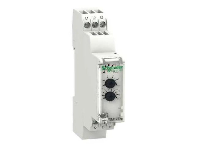 SCHNEIDER ELECTRIC RM17TA00 3 Phase Monitor Relay,SPDT,480VAC,6 Pin