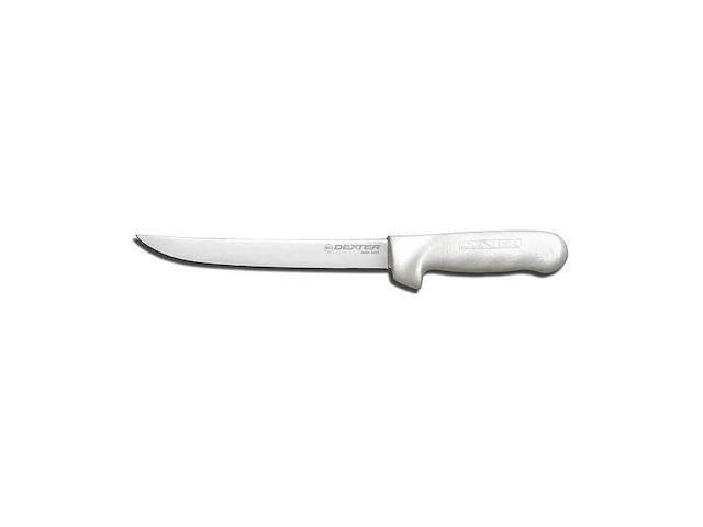 DEXTER RUSSELL 10223 Fillet Knife,Wide,8 In,Poly,White