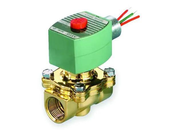 REDHAT 8030G043 Solenoid Valve, 2-Way, 2-Position, Normally Closed, 3/4 in Pipe
