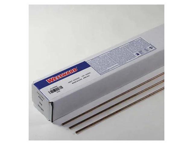 WESTWARD 30XP79 36'' TIG Welding Rod 0.045' Dia., AWS SILBRZ, 10 lb.