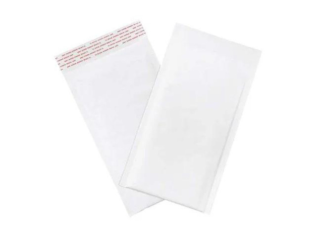 PARTNERS BRAND B852WSS Self-Seal Bubble Mailers, No 00, 5' x 10', White, PK250